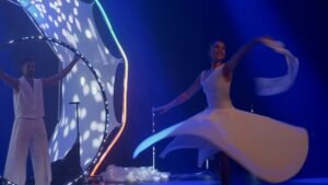 Sacred dance performance featuring the whirling dervish ritual.